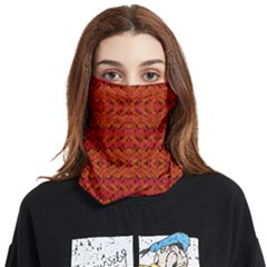 Red Pattern Face Covering Bandana (two Sides)