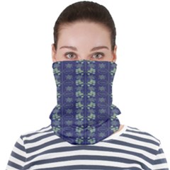 Flowers Pattern Face Seamless Bandana (adult)