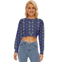 Flowers Pattern Lightweight Long Sleeve Sweatshirt