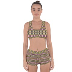 Digital Illusion Racerback Boyleg Bikini Set by Sparkle