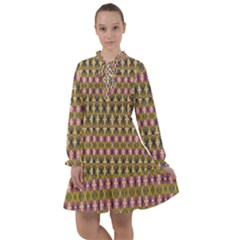 Digital Illusion All Frills Chiffon Dress by Sparkle