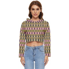 Digital Illusion Women s Lightweight Cropped Hoodie