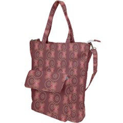 Flowers Pattern Shoulder Tote Bag by Sparkle