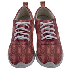 Flowers Pattern Mens Athletic Shoes by Sparkle