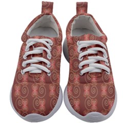 Flowers Pattern Kids Athletic Shoes by Sparkle