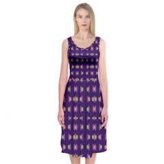 Digital Springs Midi Sleeveless Dress