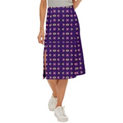 Digital Springs Midi Panel Skirt by Sparkle