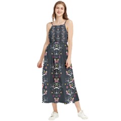 Digital Springs Boho Sleeveless Summer Dress