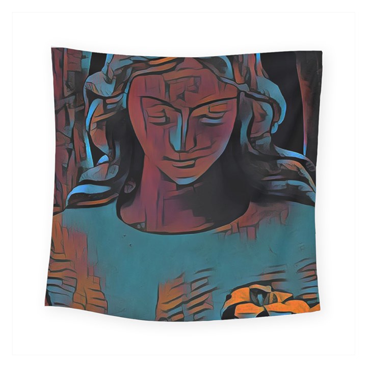 The Angel Of Peace V Square Tapestry (Small)