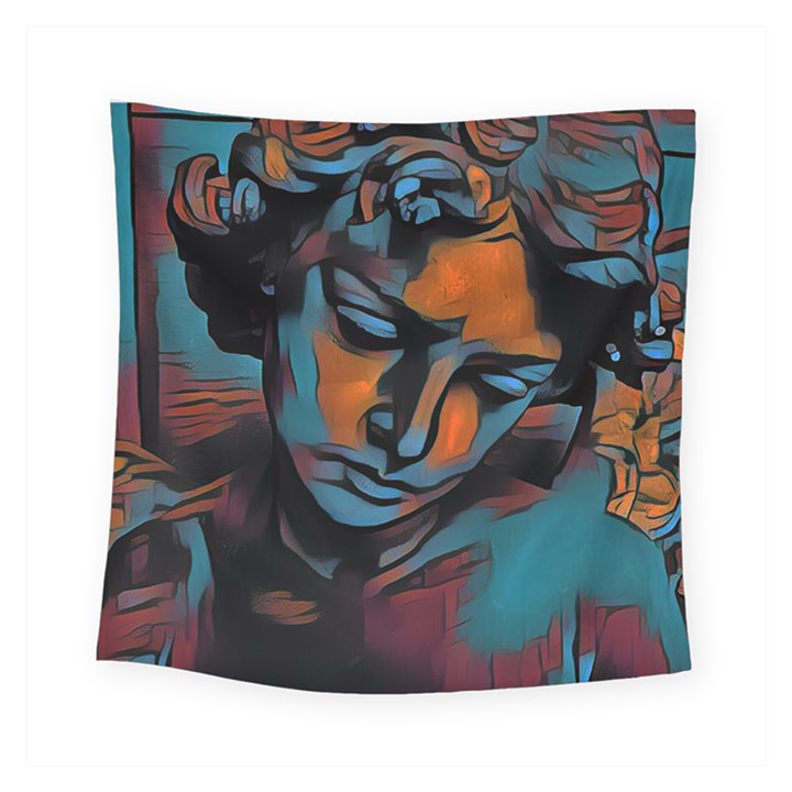 The Guardian Angel VIII Square Tapestry (Small)