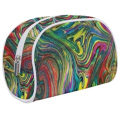 Intricate Painted Swirls Make Up Case (medium) by kaleidomarblingart