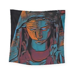 The Lady Of The Lake V Square Tapestry (small)