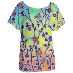 Adorable Florals Women s Oversized Tee by themeaniestore