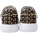 Shiny Pumpkins On Black Background Men s Velcro Strap Shoes View4