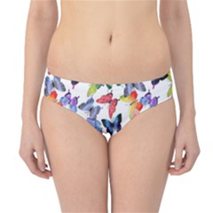 Bright Butterflies Circle In The Air Hipster Bikini Bottoms by SychEva