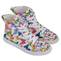 Bright Butterflies Circle In The Air Men s Hi-Top Skate Sneakers View3