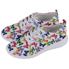 Bright Butterflies Circle In The Air Men s Lightweight Sports Shoes by SychEva