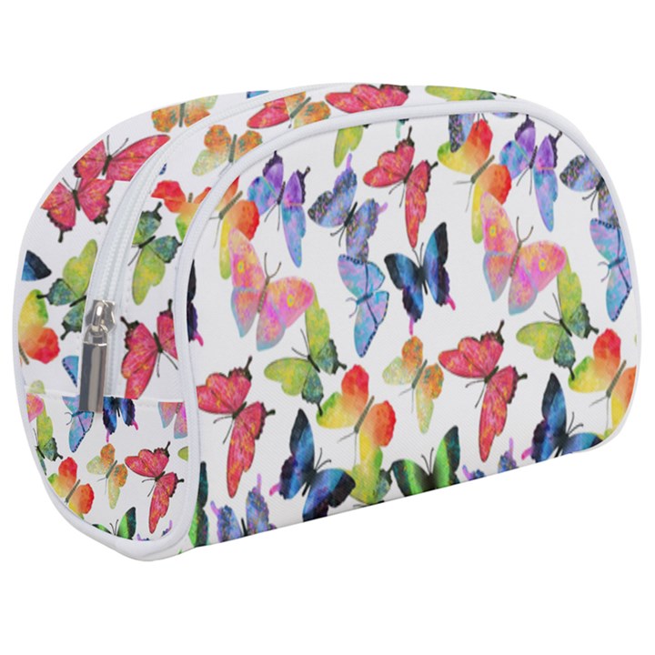 Bright Butterflies Circle In The Air Make Up Case (Medium)