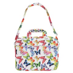 Bright Butterflies Circle In The Air Macbook Pro Shoulder Laptop Bag 