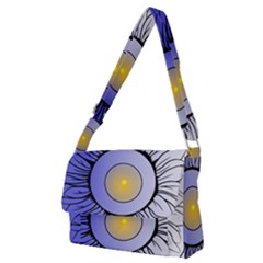 Flower Full Print Messenger Bag (m) by zappwaits