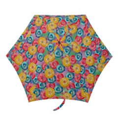 Multicolored Donuts Mini Folding Umbrellas by SychEva