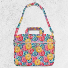 Multicolored Donuts Macbook Pro Shoulder Laptop Bag 