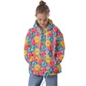 Multicolored Donuts Kids  Oversized Hoodie View1