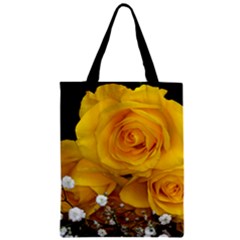 Bouquet Of Yellow Roses Zipper Classic Tote Bag by JeanKellyPhoto