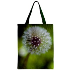 Dandelion Zipper Classic Tote Bag by JeanKellyPhoto