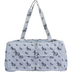 Grey Unicorn Sketchy Style Motif Drawing Pattern Multi Function Bag by dflcprintsclothing