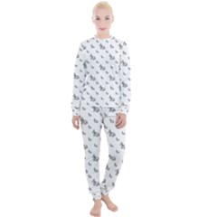 Grey Unicorn Sketchy Style Motif Drawing Pattern Women s Lounge Set by dflcprintsclothing