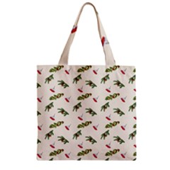 Spruce And Pine Branches Zipper Grocery Tote Bag by SychEva