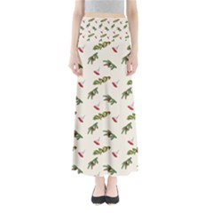 Spruce And Pine Branches Full Length Maxi Skirt by SychEva