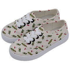 Spruce And Pine Branches Kids  Classic Low Top Sneakers by SychEva