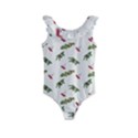 Spruce And Pine Branches Kids  Frill Swimsuit View1