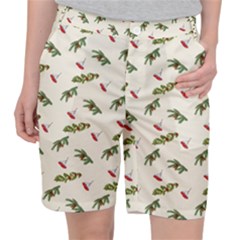 Spruce And Pine Branches Pocket Shorts by SychEva