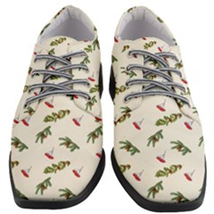 Spruce And Pine Branches Women Heeled Oxford Shoes by SychEva