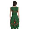 Halloween Pumkin Lady In The Rain Sleeveless Chiffon Dress   View2