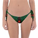 Halloween Pumkin Lady In The Rain Reversible Bikini Bottom View1