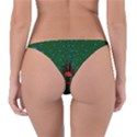 Halloween Pumkin Lady In The Rain Reversible Bikini Bottom View2