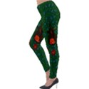 Halloween Pumkin Lady In The Rain Lightweight Velour Leggings View3