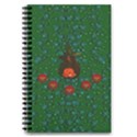 Halloween Pumkin Lady In The Rain 5.5  x 8.5  Notebook View3