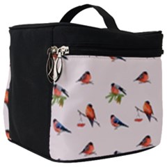 Bullfinches Sit On Branches Make Up Travel Bag (big) by SychEva