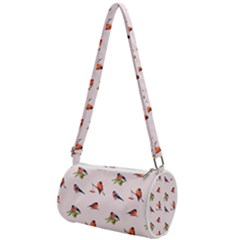 Bullfinches Sit On Branches Mini Cylinder Bag