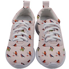 Bullfinches Sit On Branches Kids Athletic Shoes by SychEva