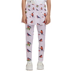 Bullfinches Sit On Branches Kids  Skirted Pants by SychEva