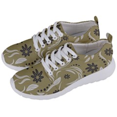 Folk Flowers Pattern Floral Surface Design Seamless Pattern Men s Lightweight Sports Shoes by Eskimos