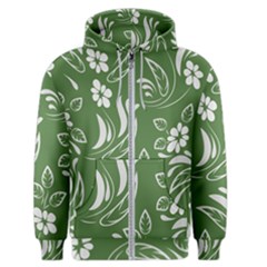 Folk Flowers Pattern Floral Surface Design Seamless Pattern Men s Zipper Hoodie by Eskimos