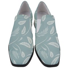 Folk Flowers Pattern Floral Surface Design Seamless Pattern Women Slip On Heel Loafers by Eskimos