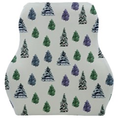 Coniferous Forest Car Seat Velour Cushion  by SychEva